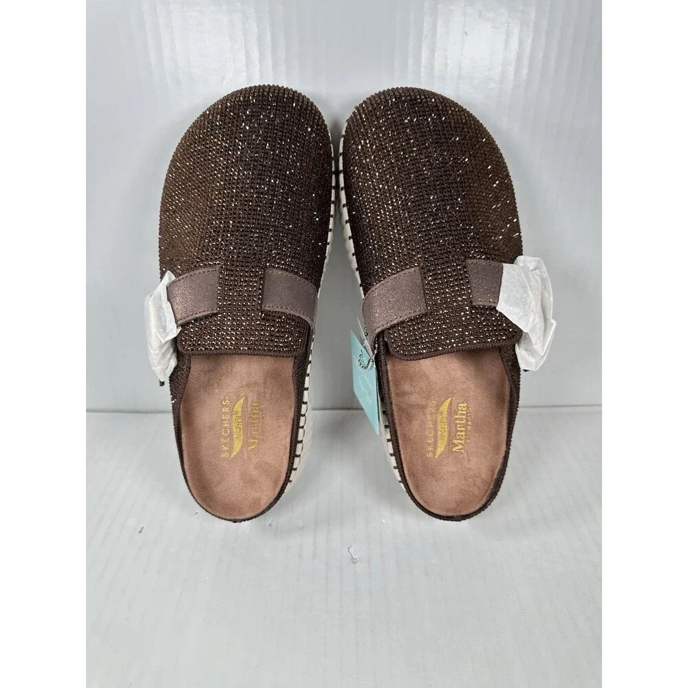 Size 7.5 Skechers Martha Stewart Womens Arch Fit Topangah Slip On Comfort Shoes